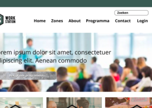 workstation website design